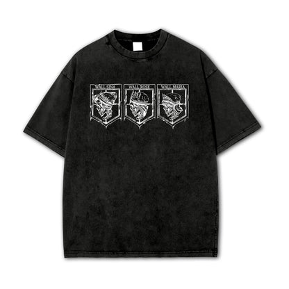 Titan Siege Wall Territory Vintage T-Shirt