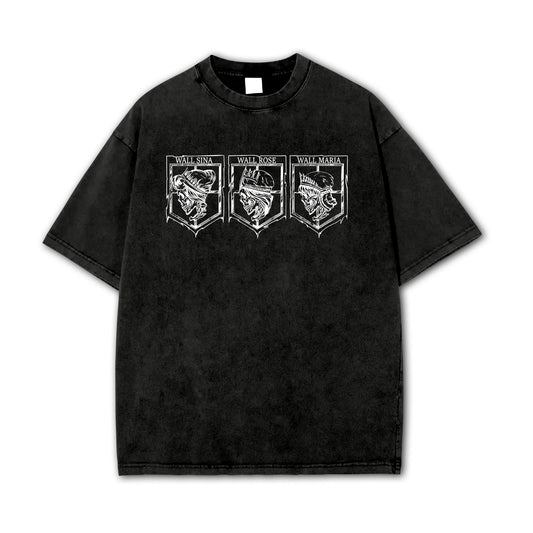 Titan Siege Wall Territory Vintage T-Shirt