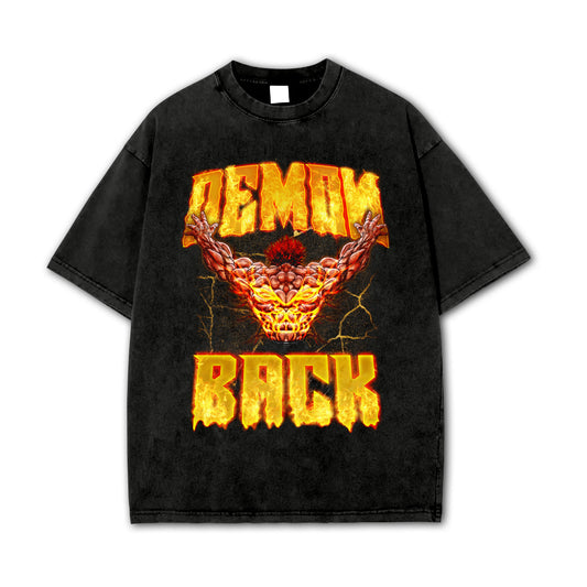 Baki-T-shirt Le dos du démon de Yujiro Hanma