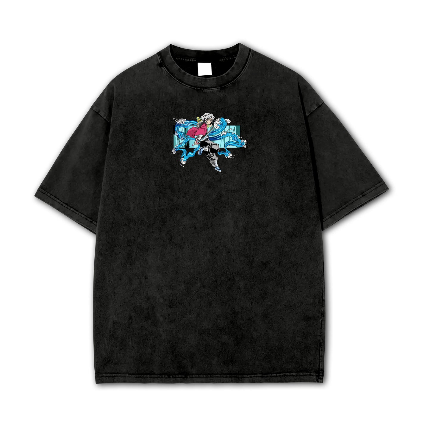Blade of Demon Hunters Water Hashira Tomiyoka Water Dragon Vintage T-Shirt
