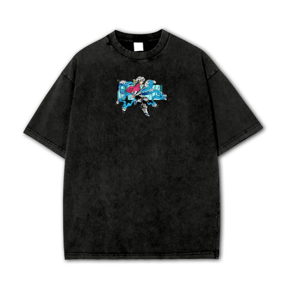 Blade of Demon Hunters Water Hashira Tomiyoka Water Dragon Vintage T-Shirt