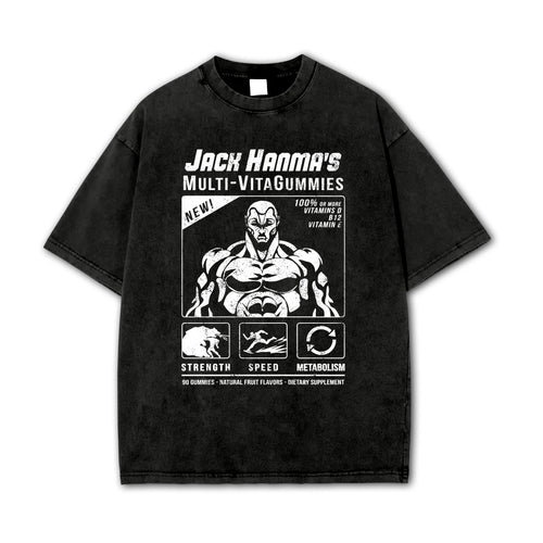 Baki-T-shirt Multi-VitaGummies de Jack Hanma
