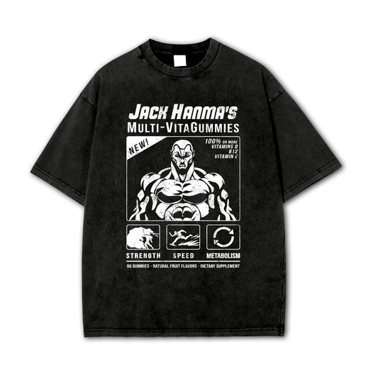 Baki-T-shirt Multi-VitaGummies de Jack Hanma