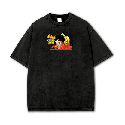 T-shirt One Piece Luffy Fire Punch