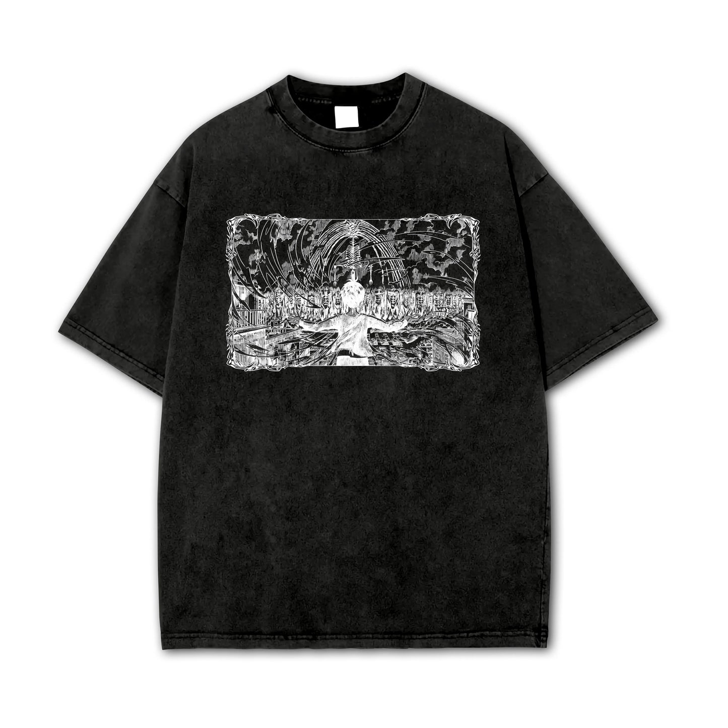 T-shirt L'Attaque des Titans avec le pouvoir d'Eren
