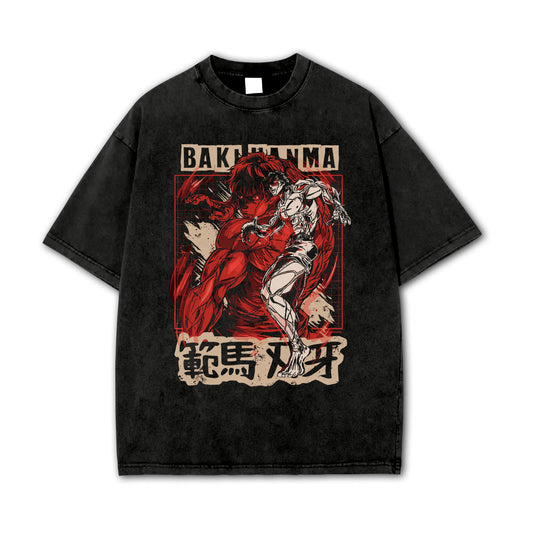T-shirt noir Hanma V2