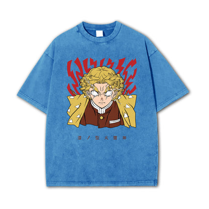 T-shirt Rage V2 de Zenitsu, le tueur de démons