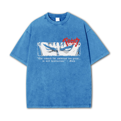 Dark Sword Saga Branded Swordsman' Gaze V2 Vintage T-Shirt