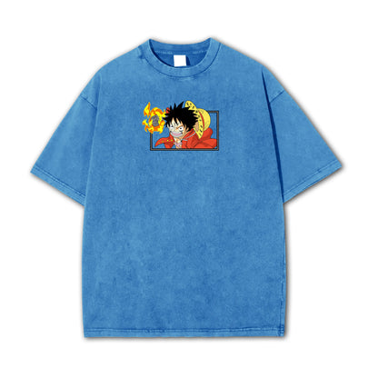 T-shirt One Piece Luffy Fire Punch