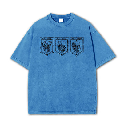 Titan Siege Wall Territory Vintage T-Shirt