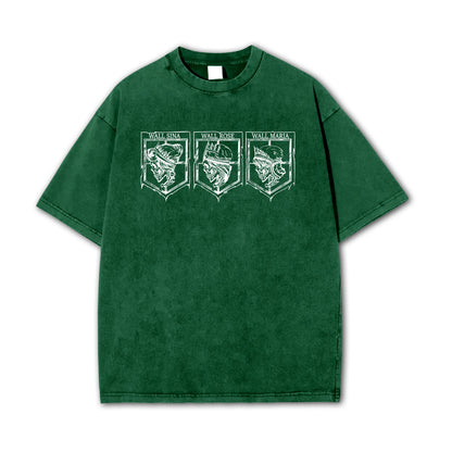 Titan Siege Wall Territory Vintage T-Shirt