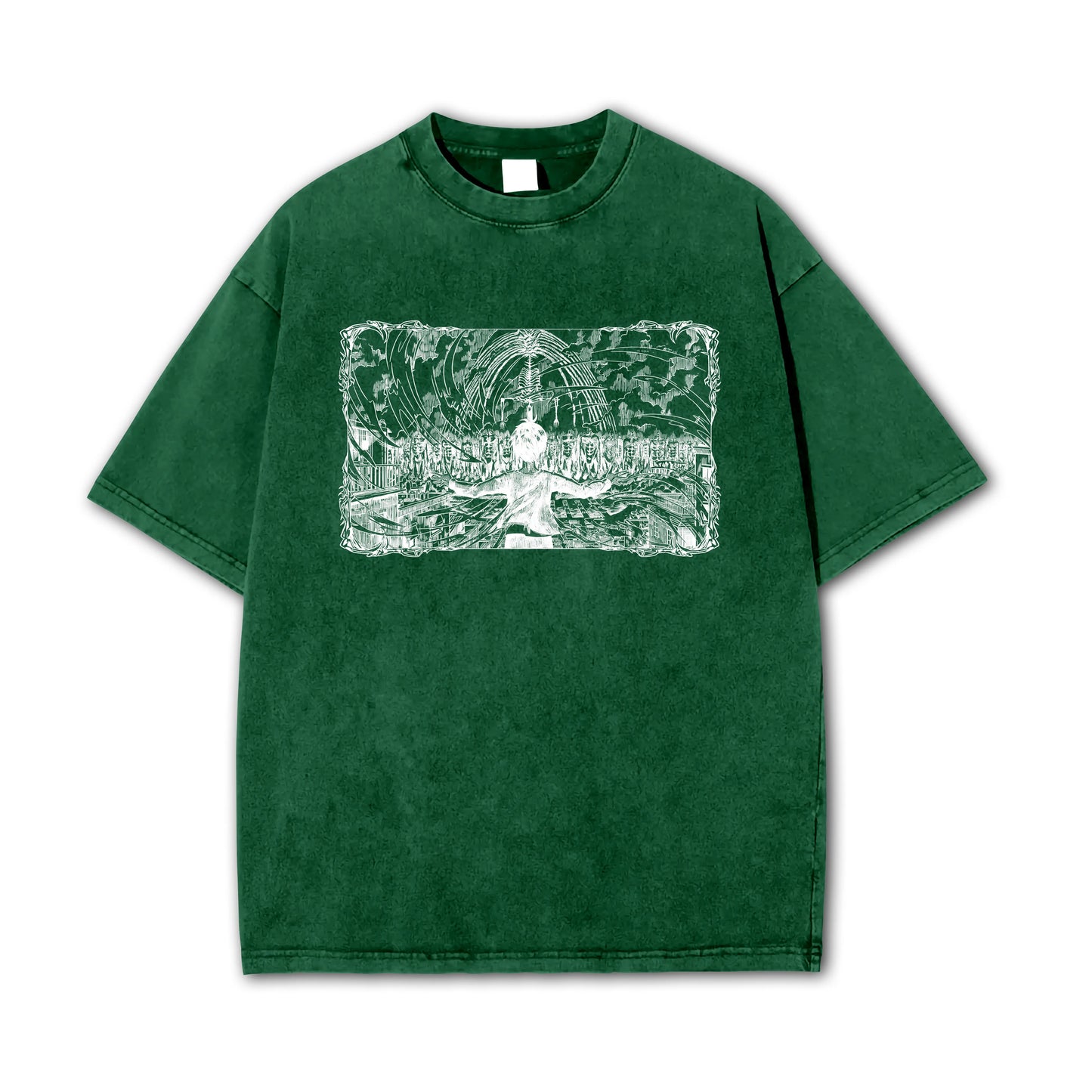 T-shirt L'Attaque des Titans avec le pouvoir d'Eren