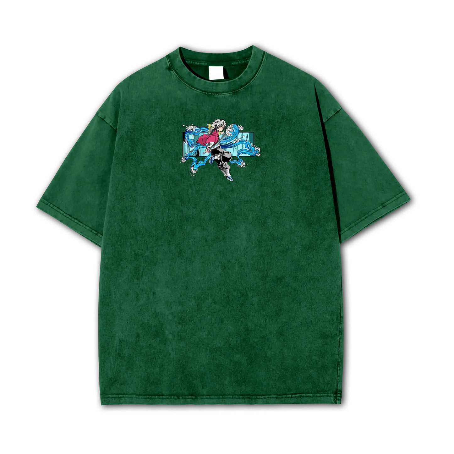 Blade of Demon Hunters Water Hashira Tomiyoka Water Dragon Vintage T-Shirt