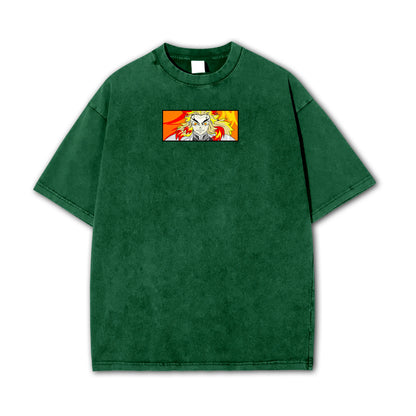 Blade of Demon Hunters Flame Hashira Fire Hashira Vintage T-Shirt