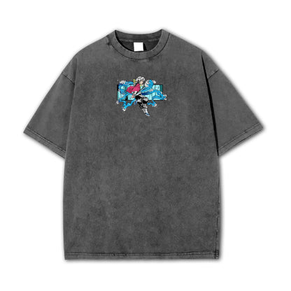 Blade of Demon Hunters Water Hashira Tomiyoka Water Dragon Vintage T-Shirt