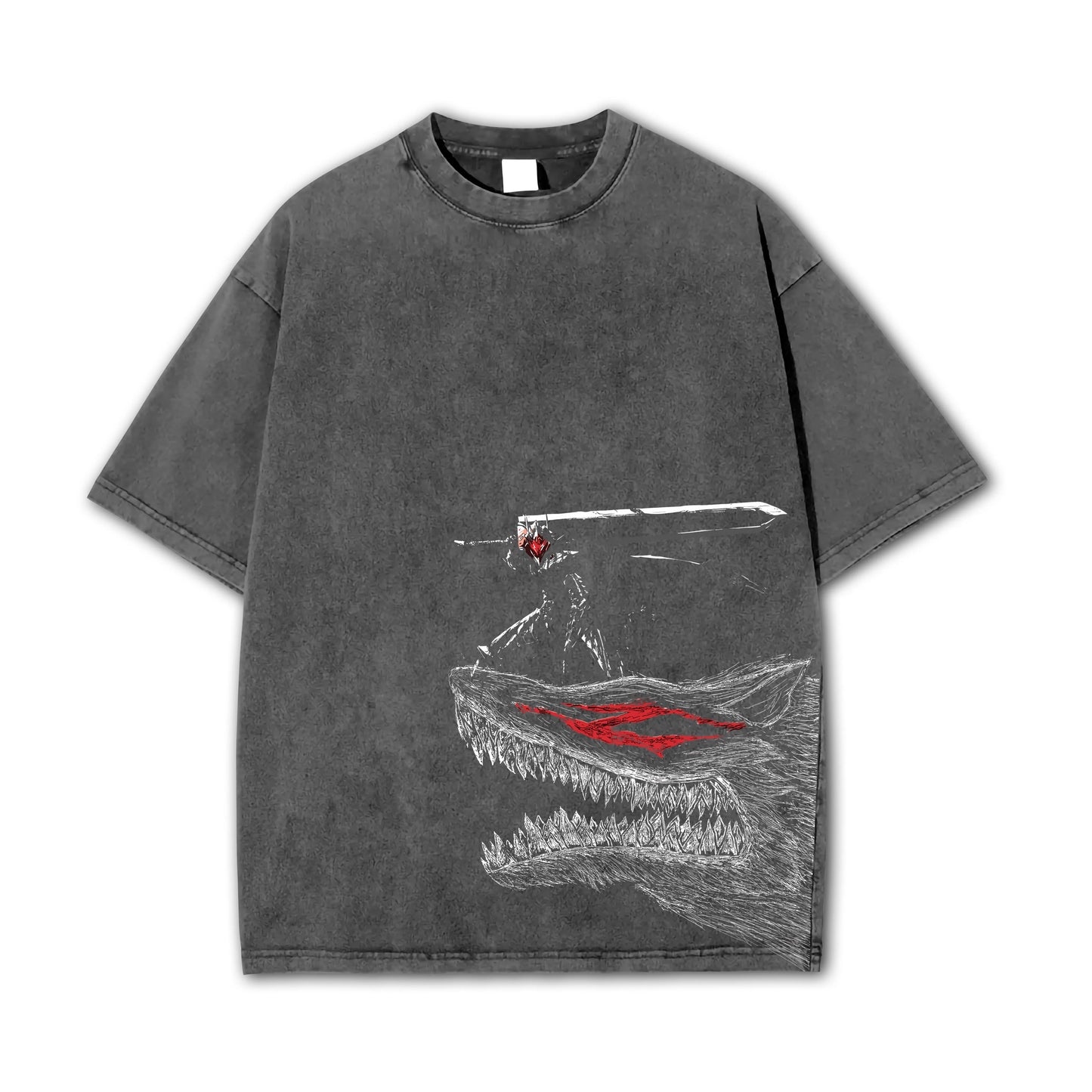 Dark Sword Saga Swordsman V3 Vintage T-Shirt