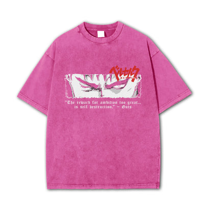 Dark Sword Saga Branded Swordsman' Gaze V2 Vintage T-Shirt