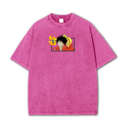 T-shirt One Piece Luffy Fire Punch