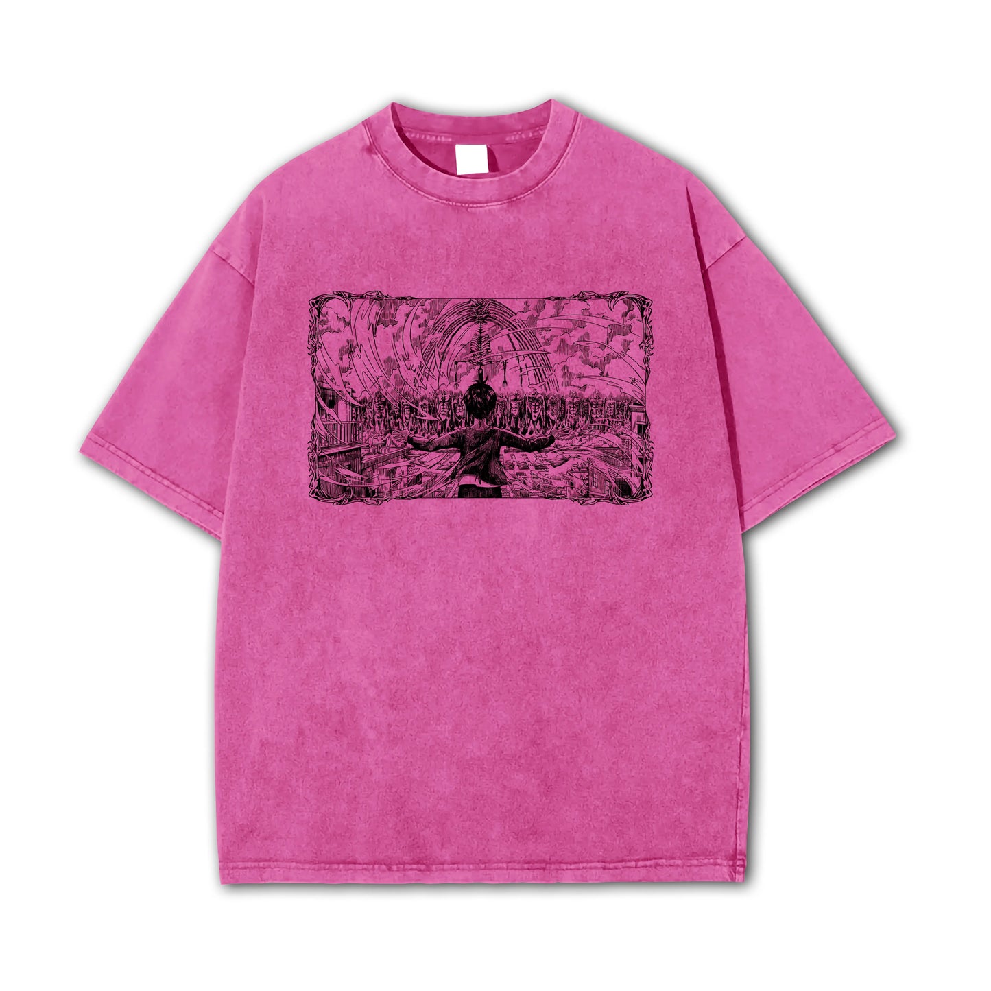 T-shirt L'Attaque des Titans avec le pouvoir d'Eren