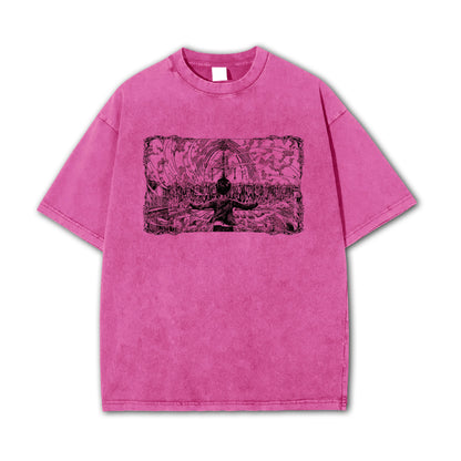 T-shirt L'Attaque des Titans avec le pouvoir d'Eren