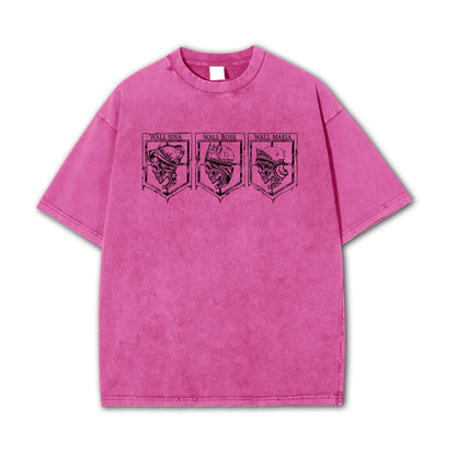Titan Siege Wall Territory Vintage T-Shirt