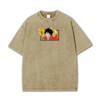 T-shirt One Piece Luffy Fire Punch