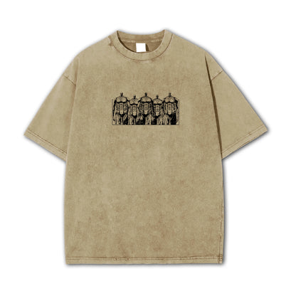 Titan Siege - Titans Approaching Vintage T-Shirt