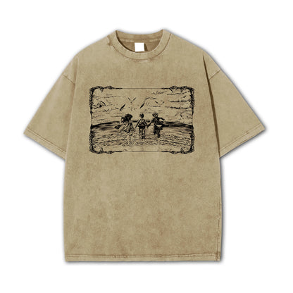 Titan Siege Freedom Fighter, Blade Protector & Strategic Mind Vintage T-Shirt