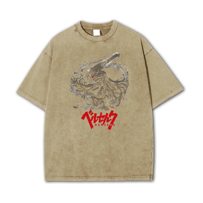 T-shirt Berserk Black Swordsman