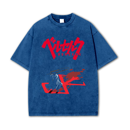 Dark Sword Saga Swordsman V10 Vintage T-Shirt