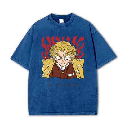 T-shirt Rage V2 de Zenitsu, le tueur de démons