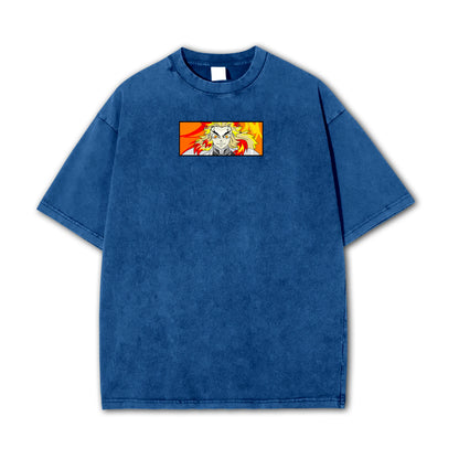 Blade of Demon Hunters Flame Hashira Fire Hashira Vintage T-Shirt