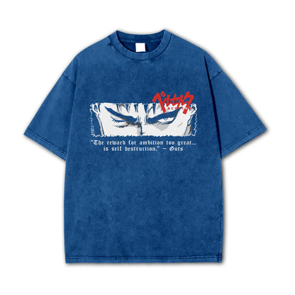 Dark Sword Saga Branded Swordsman' Gaze V2 Vintage T-Shirt