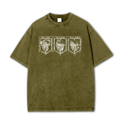 Titan Siege Wall Territory Vintage T-Shirt
