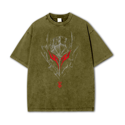 Dark Sword Saga Black Swordsman V6 Vintage T-Shirt