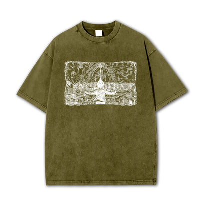 T-shirt L'Attaque des Titans avec le pouvoir d'Eren