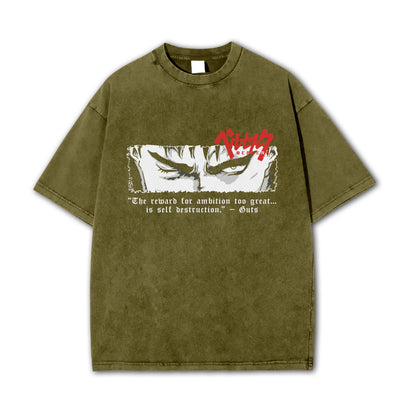 Dark Sword Saga Branded Swordsman' Gaze V2 Vintage T-Shirt
