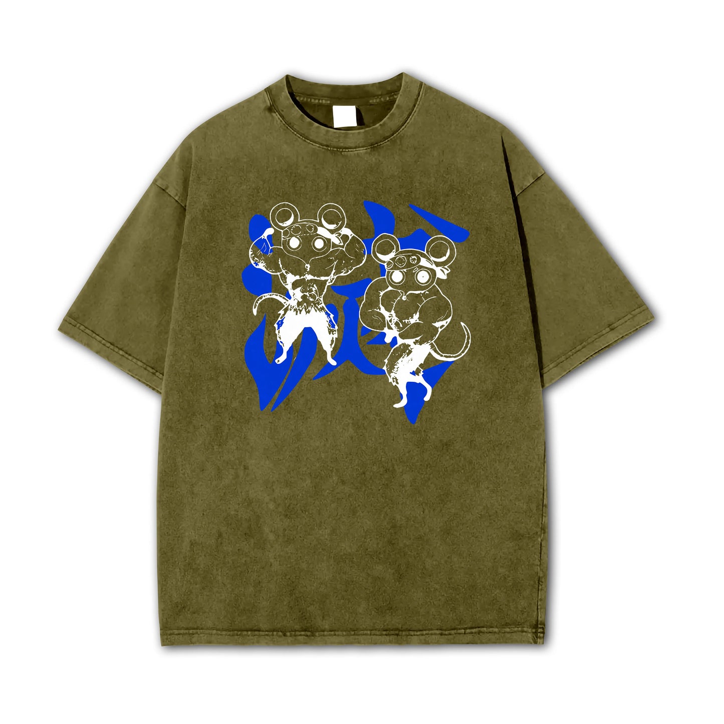 Blade of Demon Hunters Muscle Mice Vintage T-Shirt