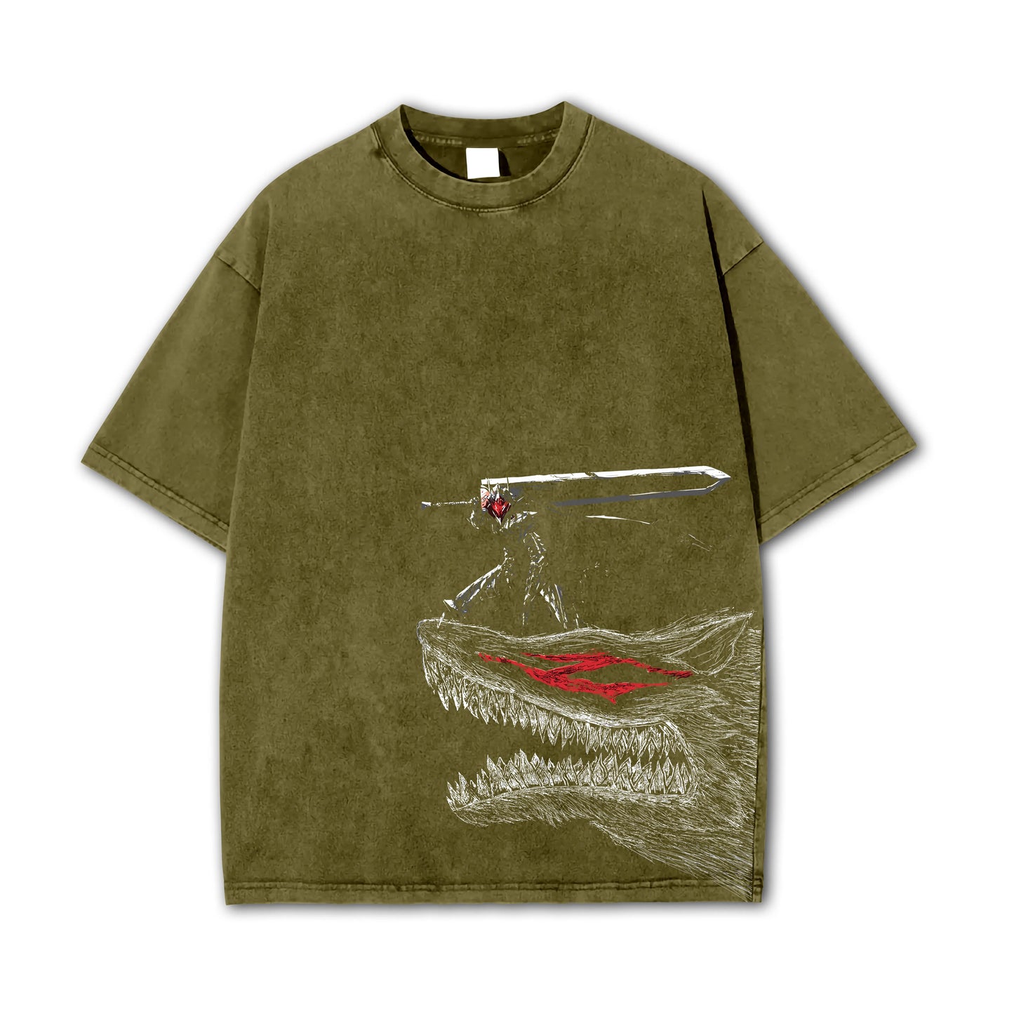 Dark Sword Saga Swordsman V3 Vintage T-Shirt