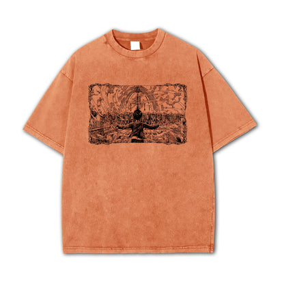 T-shirt L'Attaque des Titans avec le pouvoir d'Eren