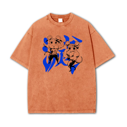 Blade of Demon Muscle Mice Vintage T Shirt