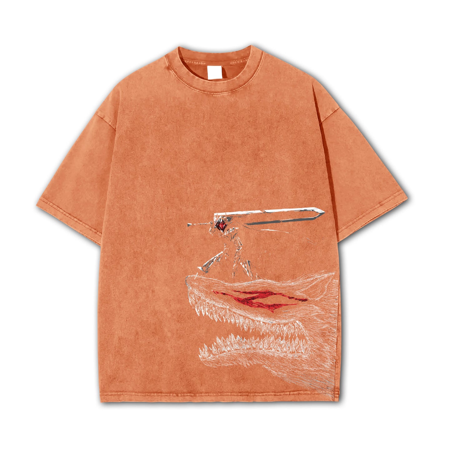 Dark Sword Saga Swordsman V3 Vintage T-Shirt