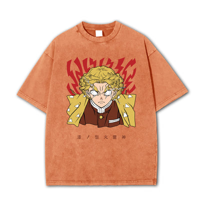 T-shirt Rage V2 de Zenitsu, le tueur de démons