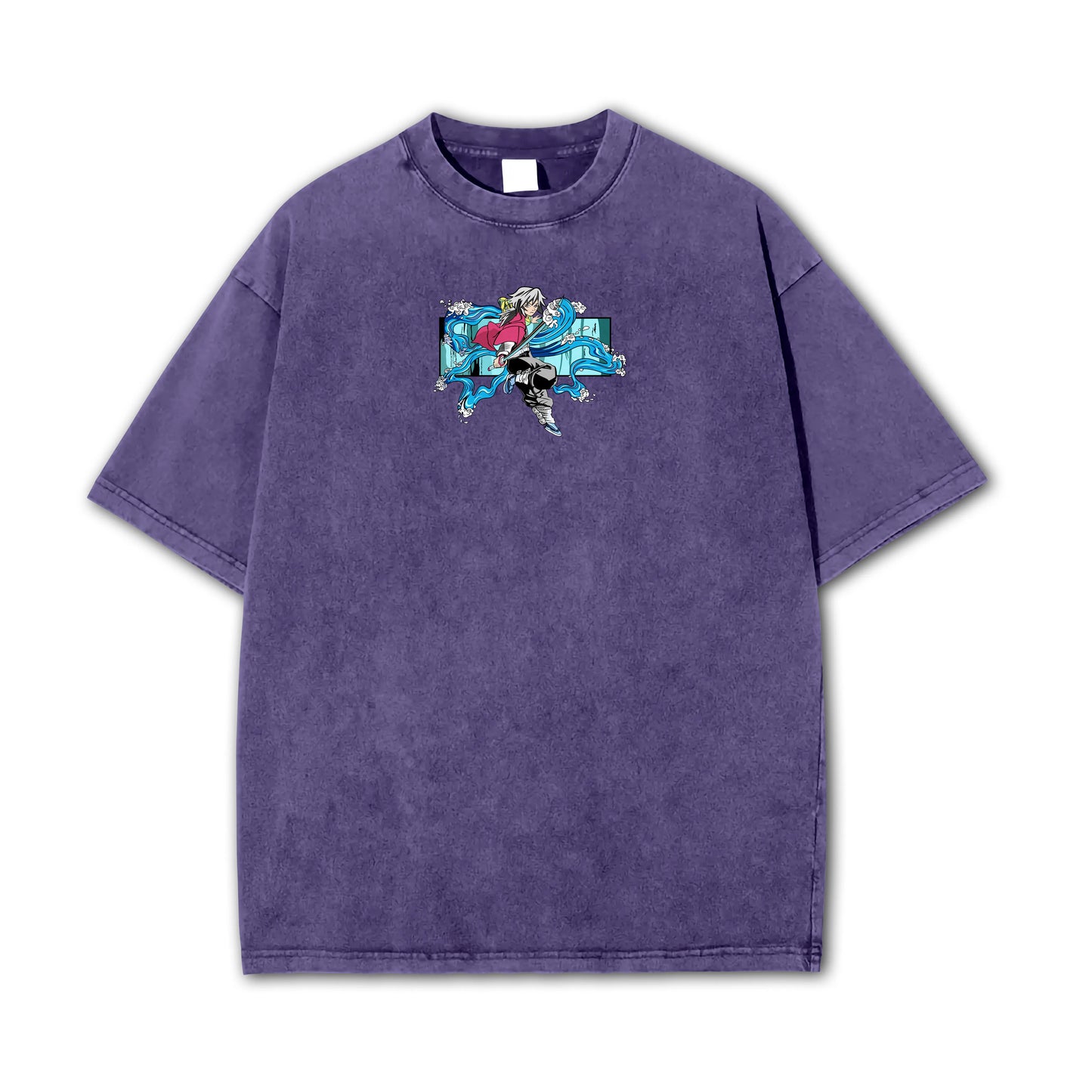 Blade of Demon Hunters Water Hashira Tomiyoka Water Dragon Vintage T-Shirt