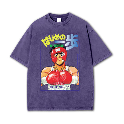 Fighting Spirit Kamogawa Boxing Gym V2 Vintage T-Shirt