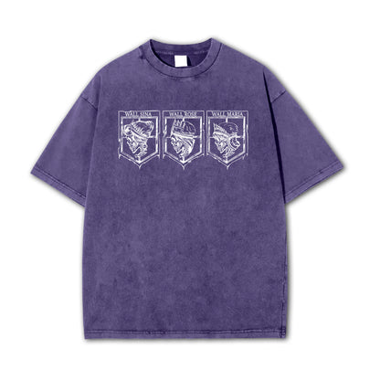 Titan Siege Wall Territory Vintage T-Shirt