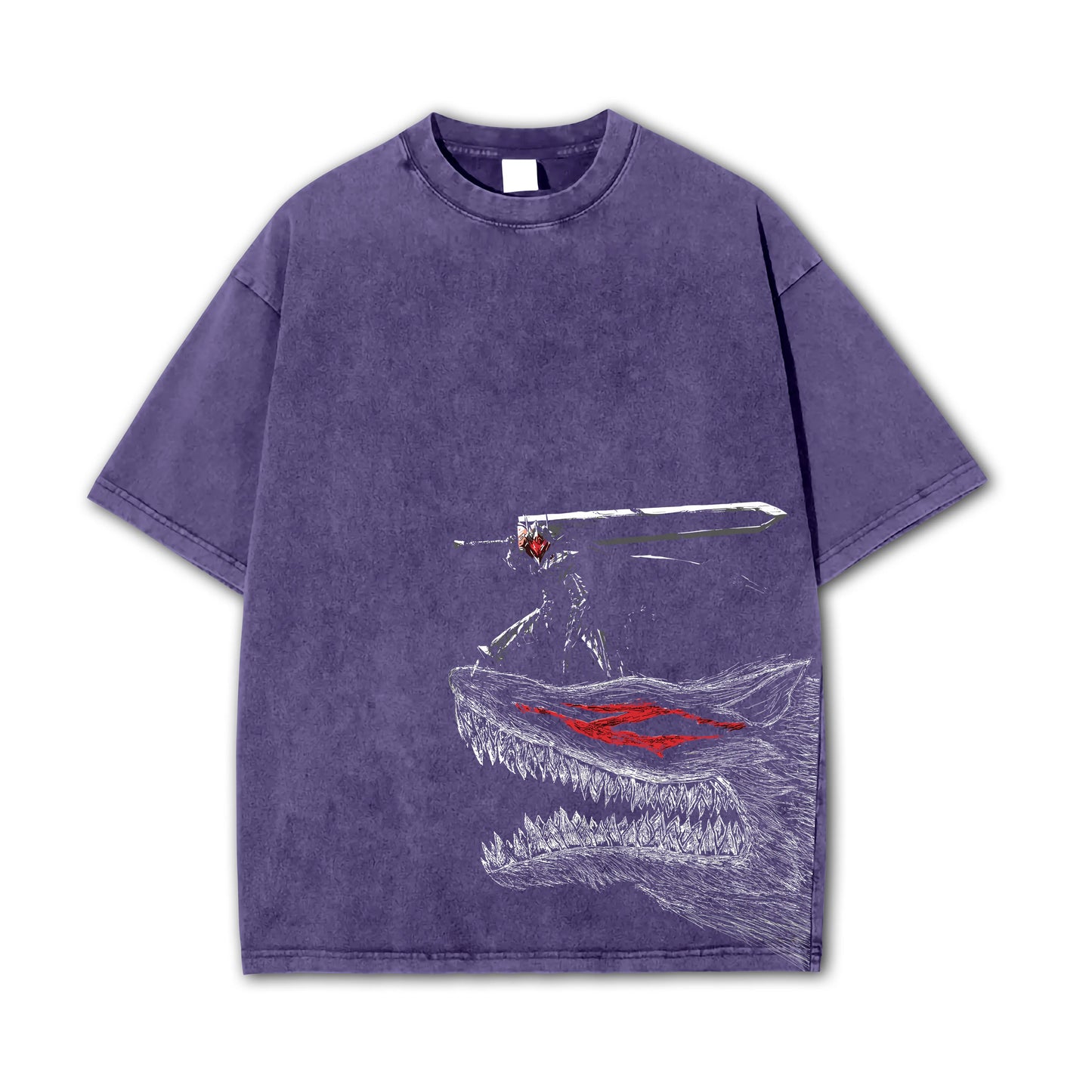 Dark Sword Saga Swordsman V3 Vintage T-Shirt