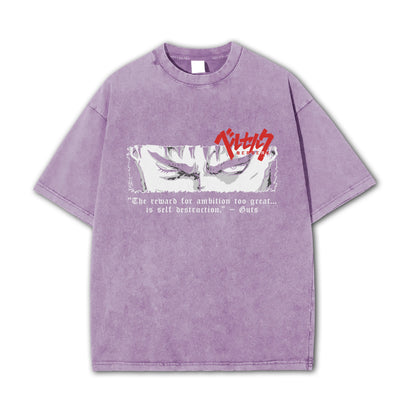 Dark Sword Saga Branded Swordsman' Gaze V2 Vintage T-Shirt