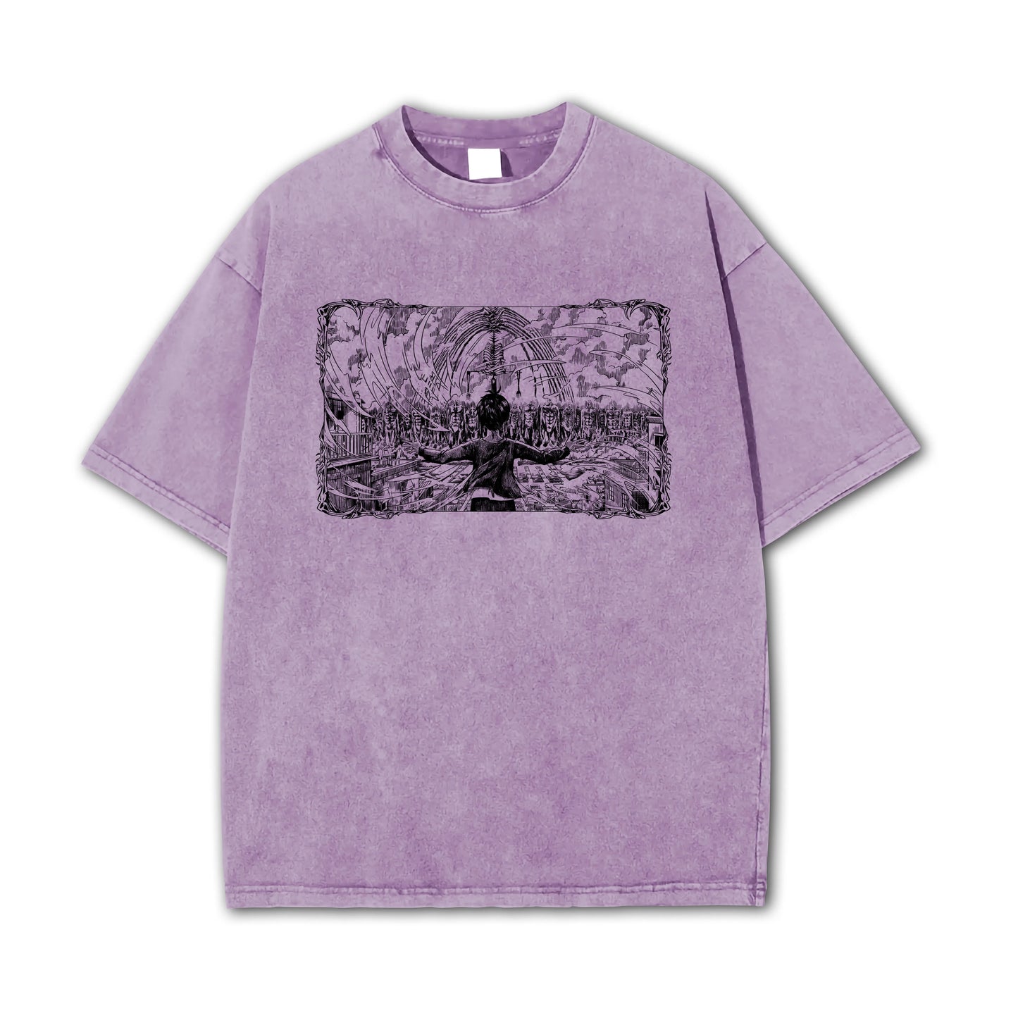 T-shirt L'Attaque des Titans avec le pouvoir d'Eren