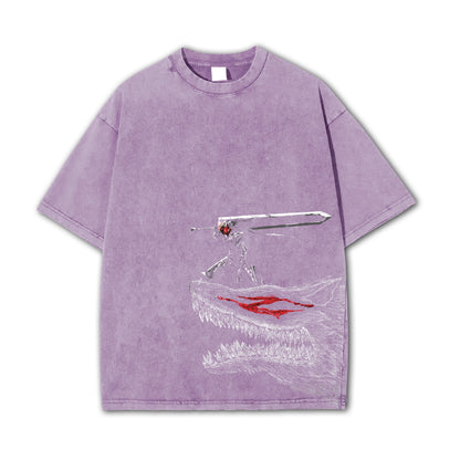 Dark Sword Saga Swordsman V3 Vintage T-Shirt